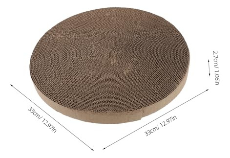 Popetpop Cat Supplies Cat Toy Cat Scratch Pad Round Cat Scra