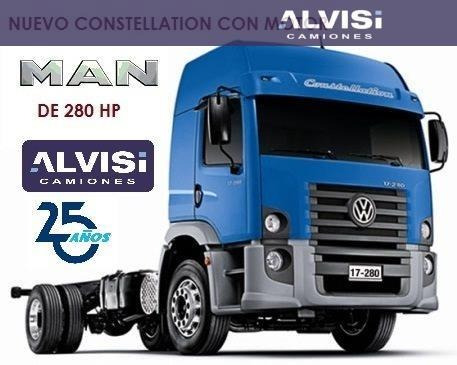 Volkswagen 17-280 Constellation 4x2 Motor Man 280 Hp + Iva
