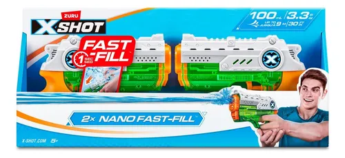Set 2 Lanza Agua De 100 Ml Con Sistema De Llenado Rapido