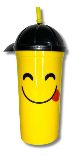 Vaso Pitillo Emoji