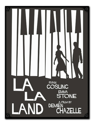 #1171 - Cuadro Vintage 30 X 40 - La La Land Poster No Chapa