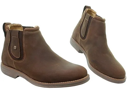Botina Zebu Gel Sella Original Confort vel Em Couro 1784 Top