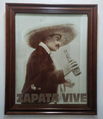 Zapata Vive _ Póster Enmarcado 60 X 50 Cms