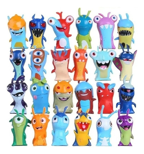 24 Figuras Slugterra Bajoterra Coleccionables