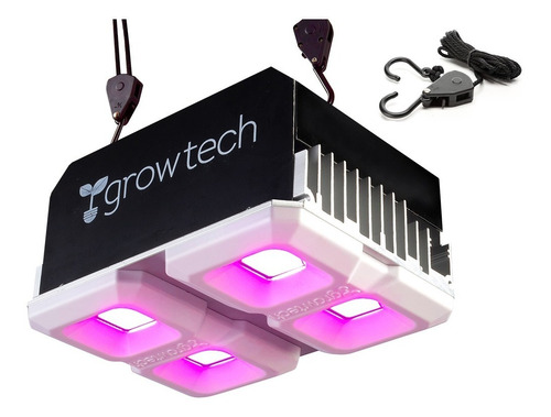 Panel Led Growtech 200w Full Spectrum Con Poleas Cultivarg 