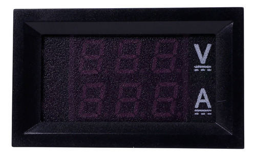 Voltimetro Amperimetro 99.9v 10a Display Rojo Azul Garantia