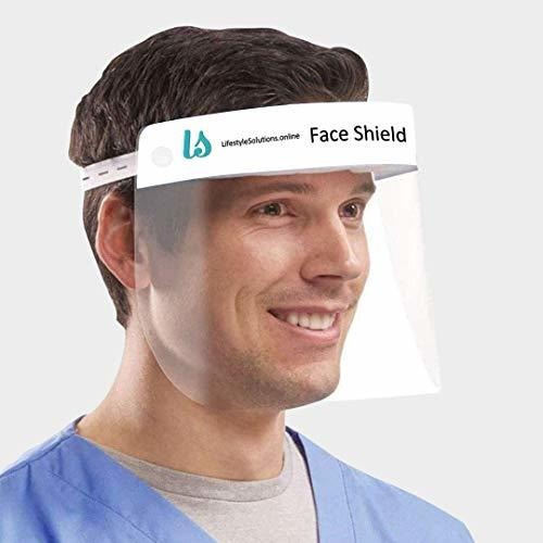 Lifestyle Safety Face Shield; Comfortable All Day 2 Piece Vm