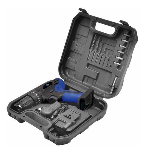 Imagen 4 de 8 de Taladro Percutor Inalámbrico 10mm Pampa 18v Litio + Maletín