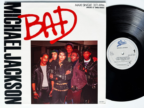 Michael Jackson - Bad - Vinilo Synth Pop Nm/nm 