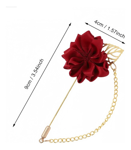Nuevo 6 Piezas De Elegante Broche De Flor De Solapa
