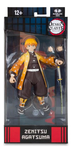 Boneca Demon Player Zenitsu Agatsuma 14cm Candide