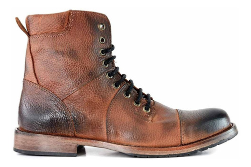 Borcego Hombre Cuero Bota Briganti Suela Moda Hcbo00951