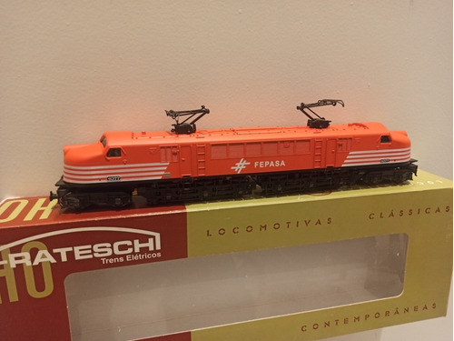 Imagen 3 de 10 de Locomotora V8 Fepasa Ho Frateschi 1/87 Tren Eléctrico Ferro