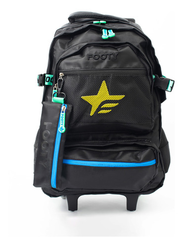 Mochilas Footy 3081 Carro 18  Luz Led Big Star * Shubox *