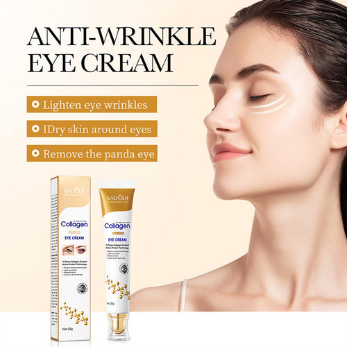 O Creme Para Rugas Para Os Olhos Dilui As Linhas Finas E Ape