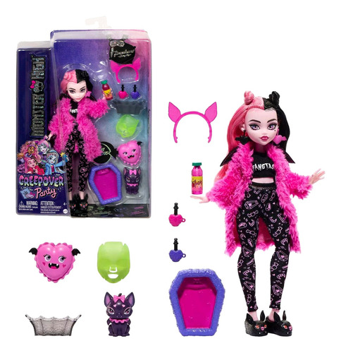 Monster High Draculaura Muñeca Fiesta De Pijamas Mattel