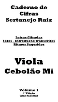 Comprar Caderno Cifras Para Viola Sertanejo Raiz - Impresso Com Solo