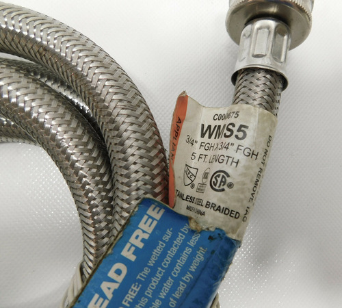 Savard Lil D-wick-e 5' / 60 Washer Hose C000675 / Wms5 Ccb