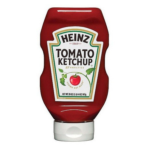 Ketchup Heinz Pet Down 397 Gramos