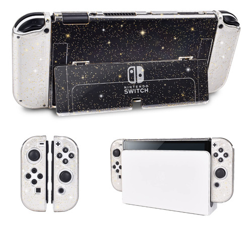 Dlseego Protective Glitter Case Compatible With Switch Oled