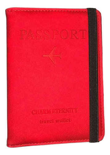 Porta Pasaporte Documentos Funda Protectora Viaje Con Rfid