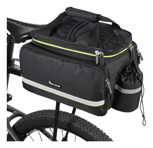 Transportador De Bicicleta Trasero Impermeable 35l Desmontab