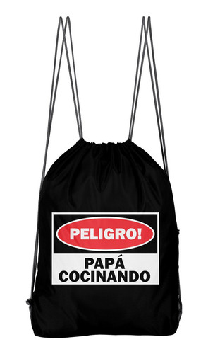 Bolso Deportivo Peligro! Papá Cocinando (d0116 Boleto.store)