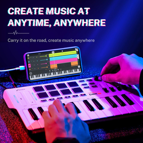 Donner Dmk25 Teclado Controlador Midi Portátil