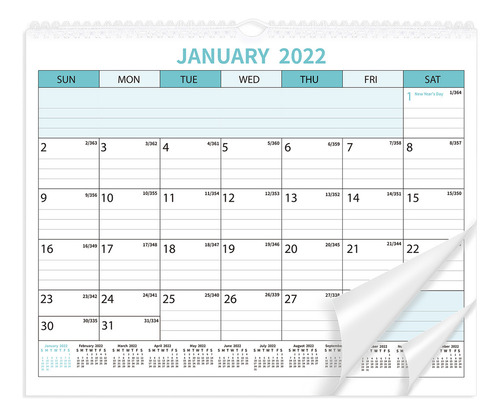 Planificador De Pared Mensual, Calendario Empresarial
