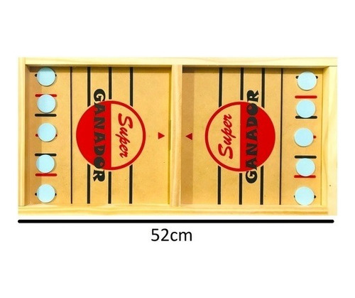 Tejo De Mesa Infantil Madera Juego Mini Metegol Montessori