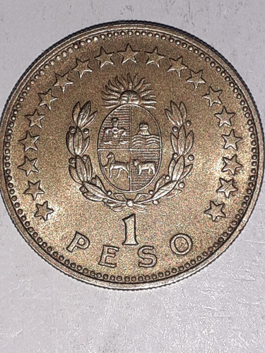 Moneda Uruguaya De 1 Peso Del Año 1965