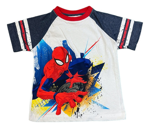 Playera Manga Corta Para Niño Diseños Unicos De Spider Man