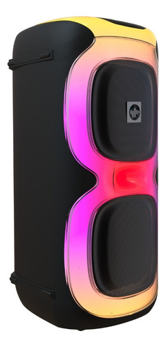 Parlante Inalámbrico Portatil Stromberg Vibe Negro Bluetooth con Luces y Ecualizador Digital