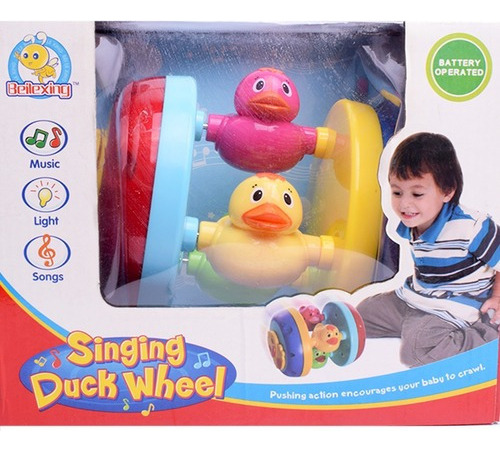 Rueda De Arrastre Patito Musical Con Sonido Para Bebe