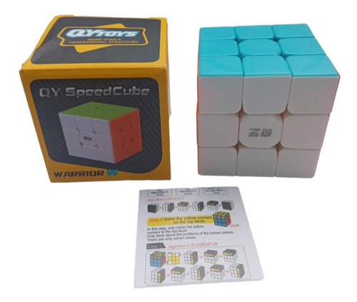 Cubo De Rubik 3x3 Stickerless Sin Calcomania Marca Qiyi