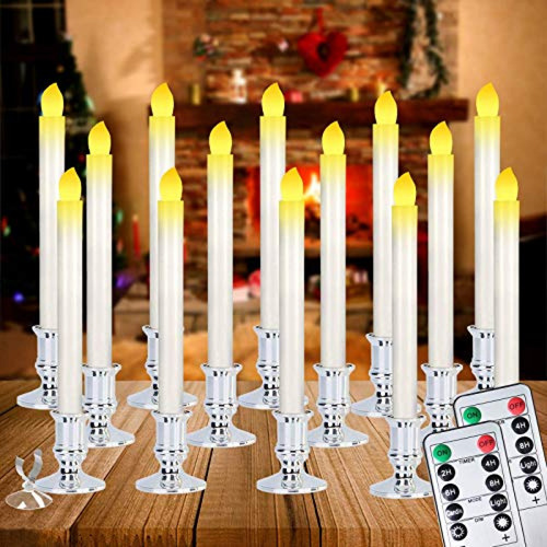 Velas Electricas Velas De Navidad Para Ventana, 14 Velas Có