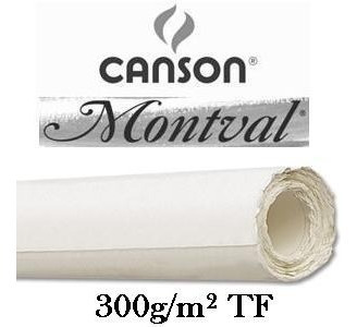 Rolo Papel Aquarela Canson Montval 300g T F 1,52x10mt *frete