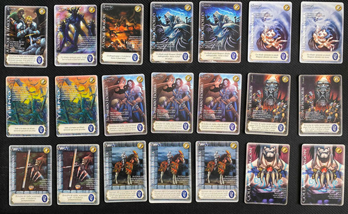 Lote 21 Cartas Antiguas Mitos Y Leyendas Espada Sagrada 12