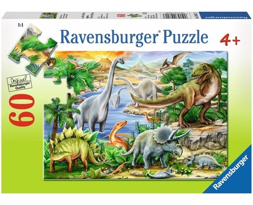 Ravensburger Rompecabezas: La Era De Los Dinosaurios 60 Pzs