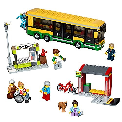 Juego De Construcción  City Town Bus Station 60154 (337