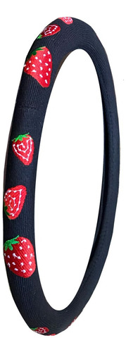 Cubre Volante 38cm Con Frutillas Para Mobi Uno Punto Palio