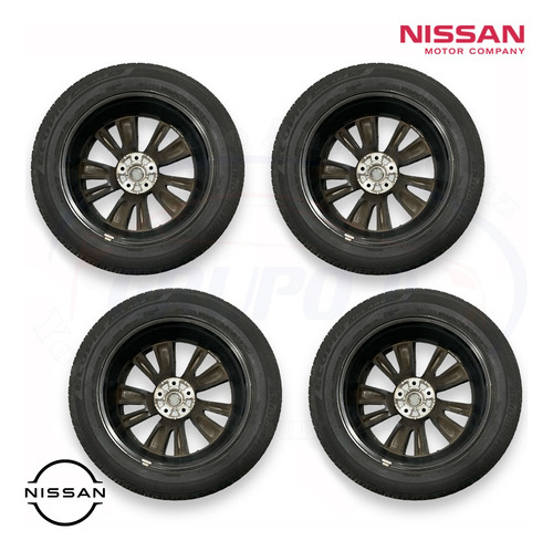 Juego 4 Rines 19 C/ Llantas Nissan X-trail 2018 Al 2022 Orig (Usado)