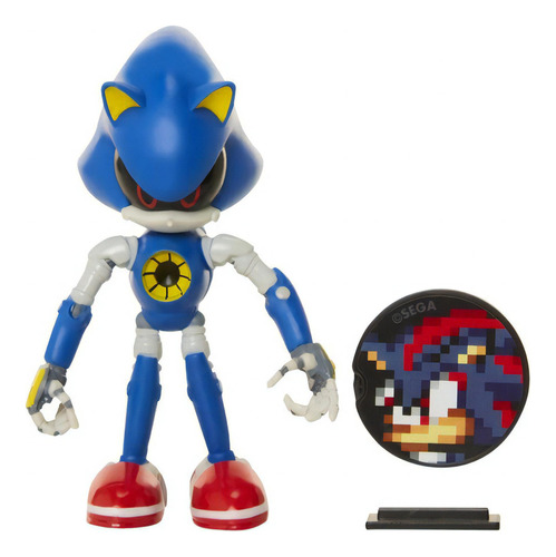 Sonic The Hedgehog - Metal Sonic Figura Flexible Con Disco