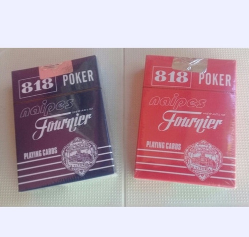 Imagen 1 de 7 de Barajas, Cartas, Juego Poker, Naipes Fournier 818 