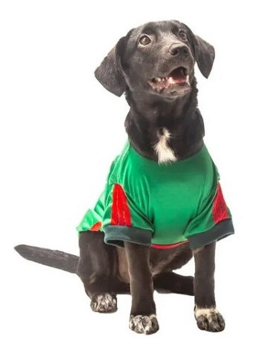 Playera Pet Pals México Mundial Verde Perro Talla 4