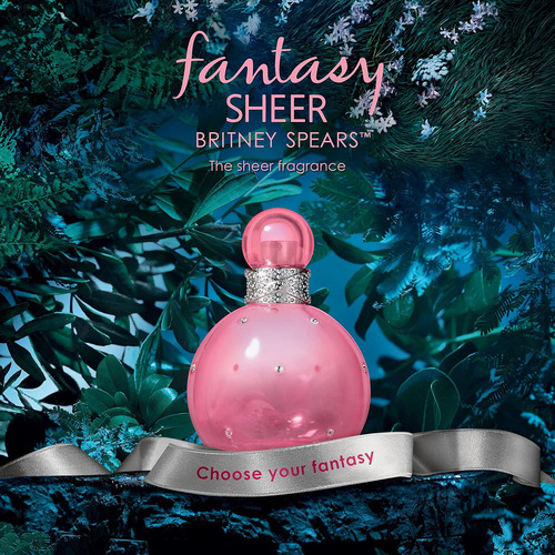 Britney Spears Eau De Toilette Fantasy Sheer 100 Ml