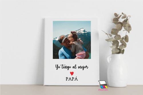 Imagen 4 de 5 de Cuadro Lienzo Personalizado 20x30cm Regalos Especiales
