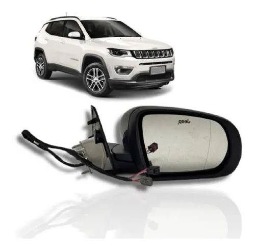 Retrovisor Lado Direito Jeep Compass 2017 Até 2022 Original