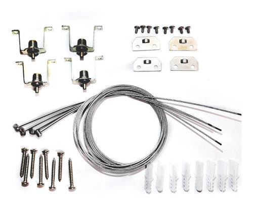 Kit De Suspension Para Panled 40 Y 65 Oficina Tecnolite