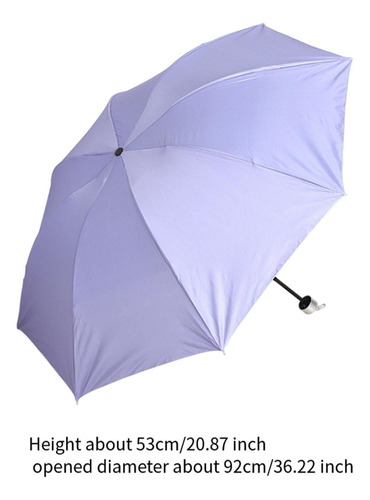 Plegable Personales Protección Solar Ligera De Lluvia Y Sol